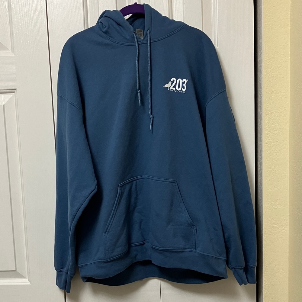 Women's Blue Hoodie Sweatshirt